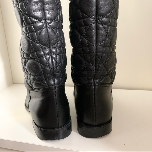 Dior cannage quilted nappa leather boots - Picture 15 of 16